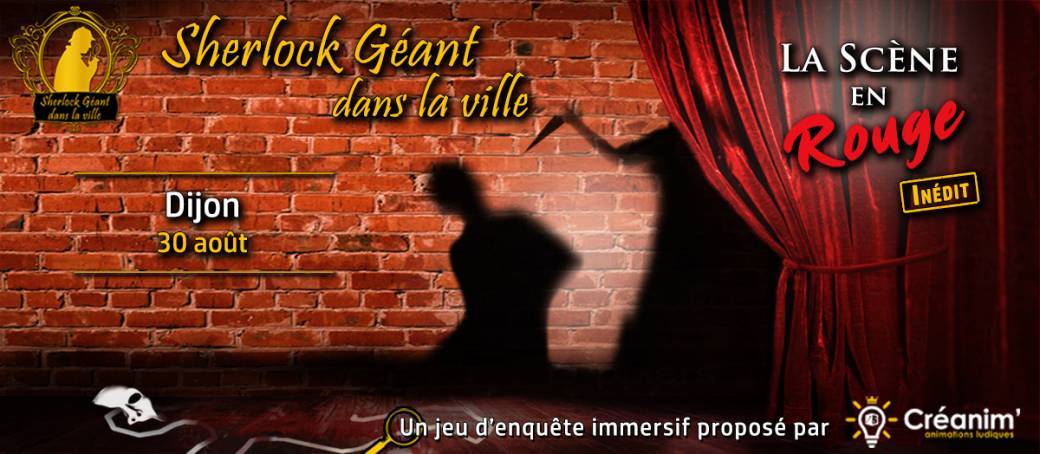 Sherlock Géant dans la Ville - Dijon - 30 août