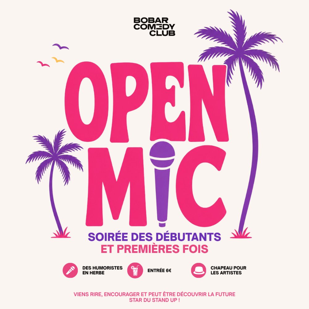 Affiche de L'Open Mic
