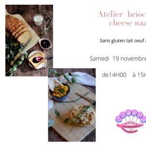 Tickets : Atelier brioche inédite et cheese naan Leïla - Billetweb