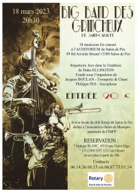 Bing Band des Grincheux / Rotary Club à l'AUDITORIUM