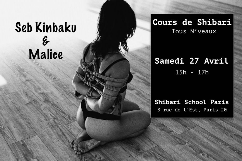 Tickets : COURS DE SHIBARI AVEC SEB KINBAKU ET MALICE - Billetweb