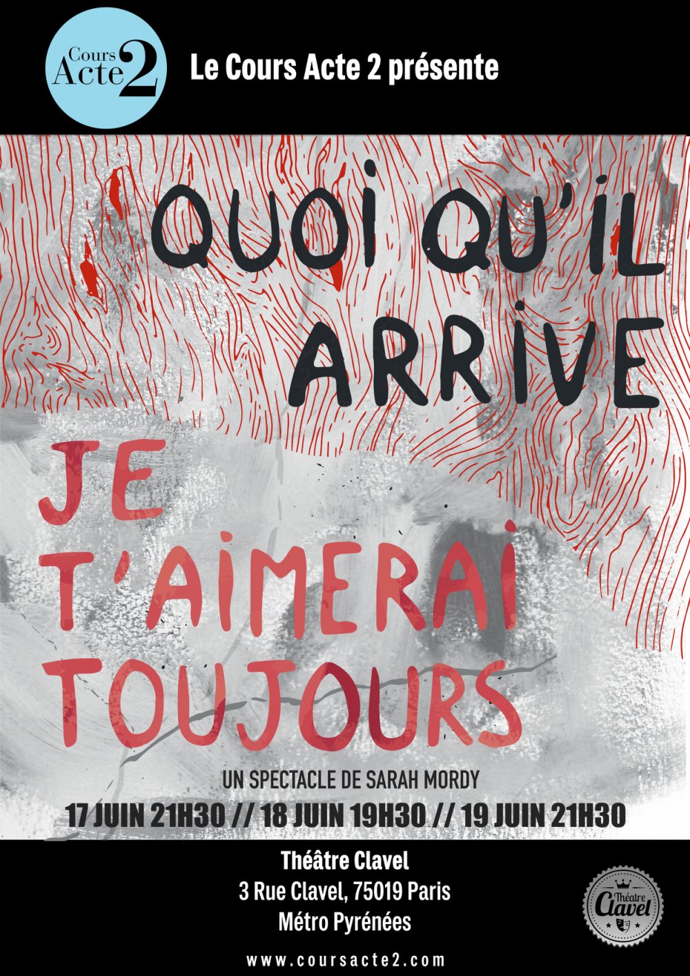 Quoi Qu Il Arrive En Anglais Tickets : Quoi qu'il arrive, je t'aimerai toujours - Billetweb