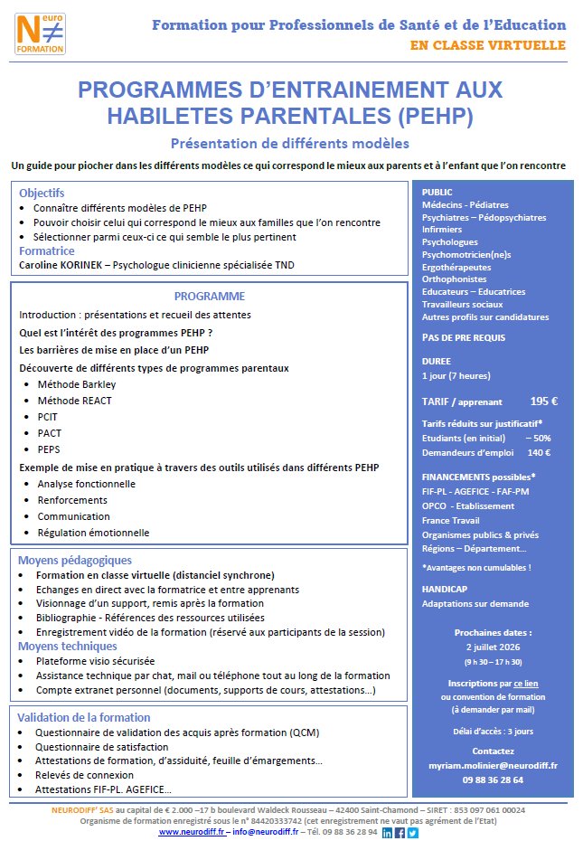 Pehp Form.pdf Tickets : PEHP - Présentation de différents modèles - Billetweb