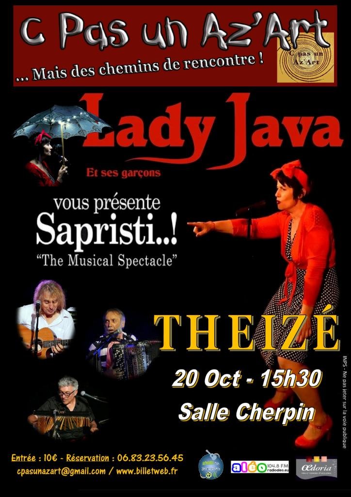 Tickets : Lady Java et ses Garçons - Billetweb