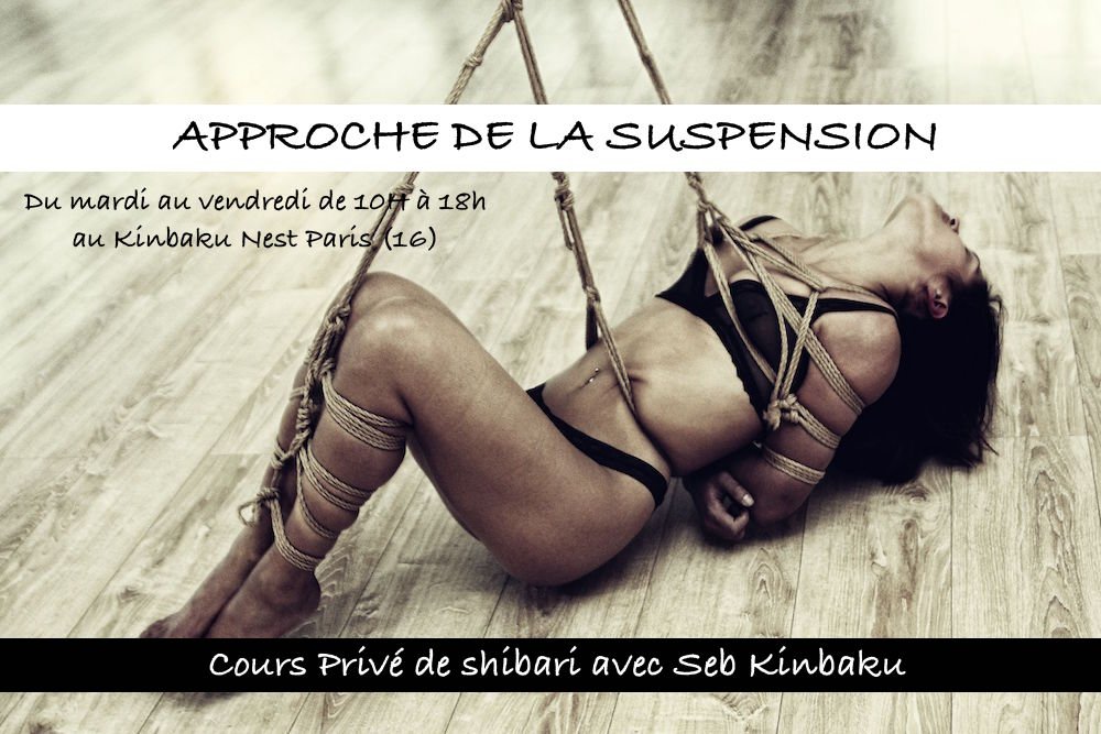 Tickets : COURS DE SHIBARI AVEC SEB KINBAKU ET MALICE - Billetweb