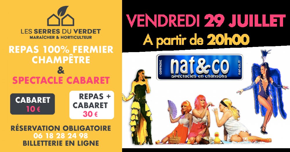Tickets : cabaret a la ferme - Billetweb