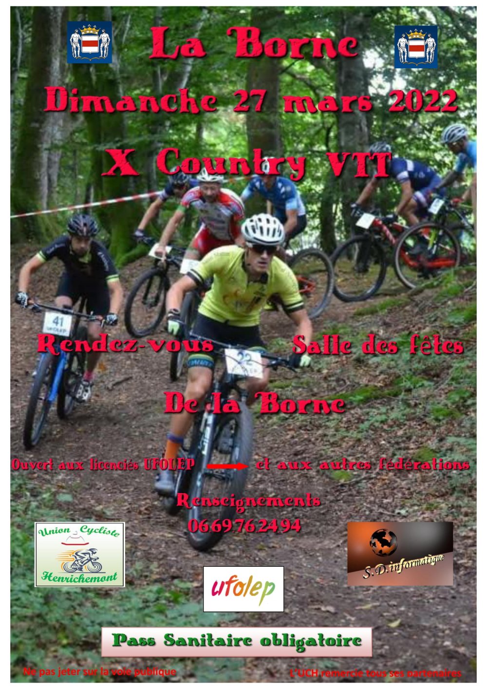 Calendrier Ufolep 2023 Cyclisme Tickets : Compétition Vtt À La Borne - Billetweb
