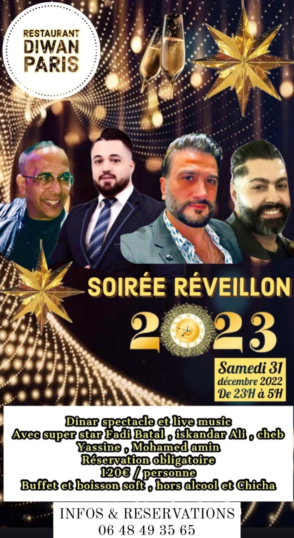 Tickets Soirée Réveillon Orientale Libanaise Nouvel An Saint