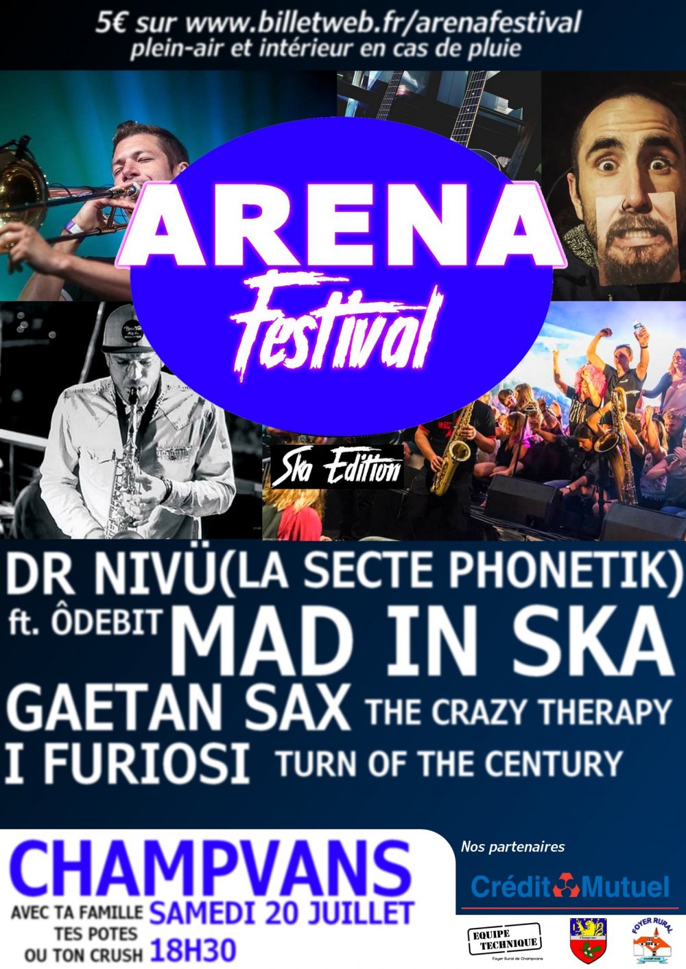 Tickets ARENA FESTIVAL ÉDITION 1 Billetweb