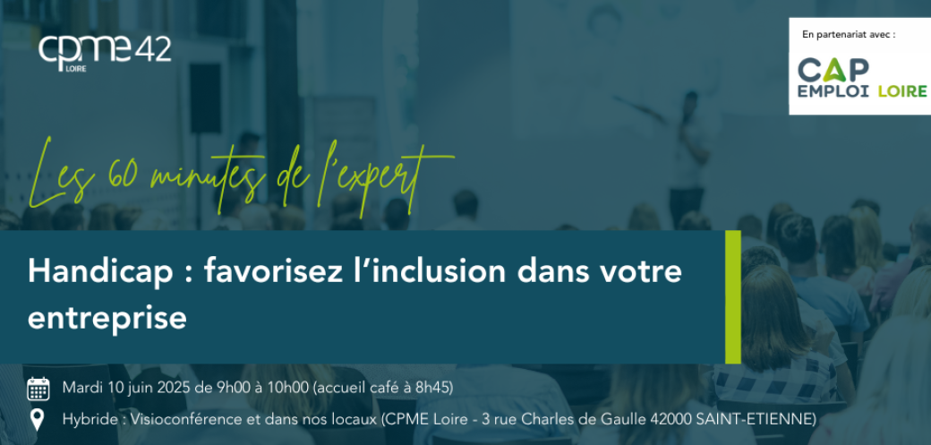 10/06 60 minutes de l'expert - Inclusion du handicap dans l'entreprise