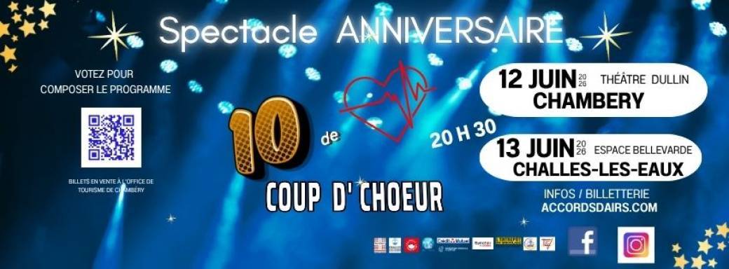 10 de choeur 2026 - groupe vocal Coup d' Choeur 