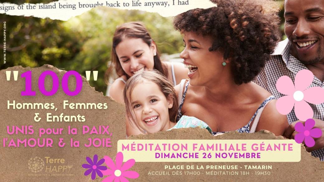 "100" Humains unis pour la Joie, l'Amour et la Paix
