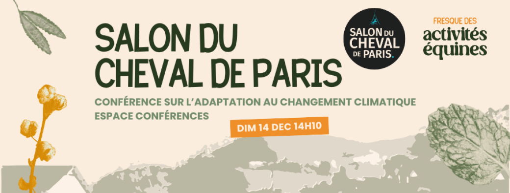 14/12 - Conférence La Fresque des activités équines - Salon du Cheval de Paris