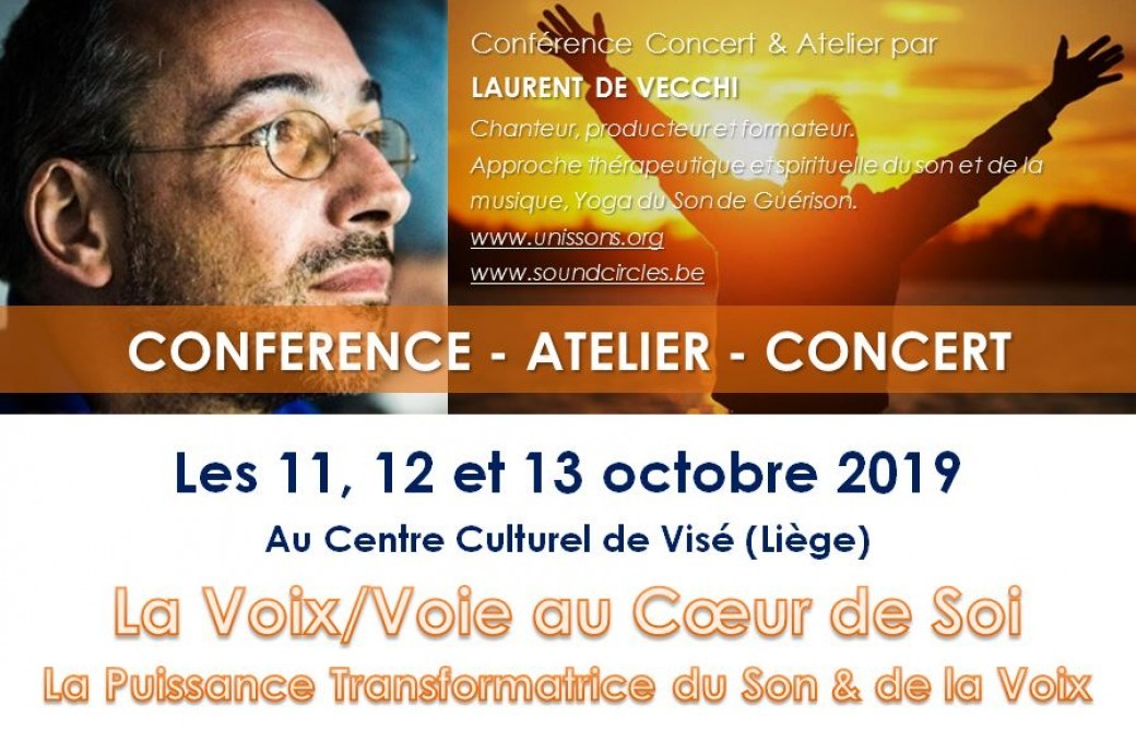 11-13/10/2019 - Visé (Liège) | La Voix/Voie au Cœur de Soi