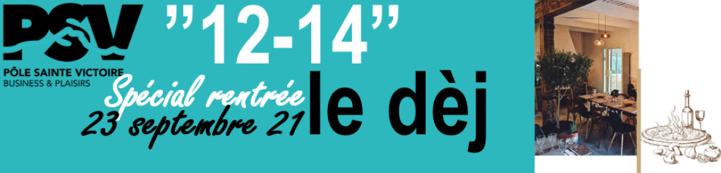 "12-14" le Déj de septembre