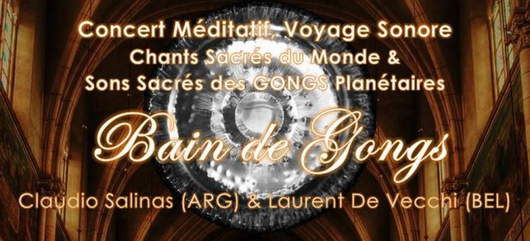 15/09/2019 - Saint-Amand (BEL) | Bain de Gongs en église, concert Sons Sacrés des Gongs et Chants