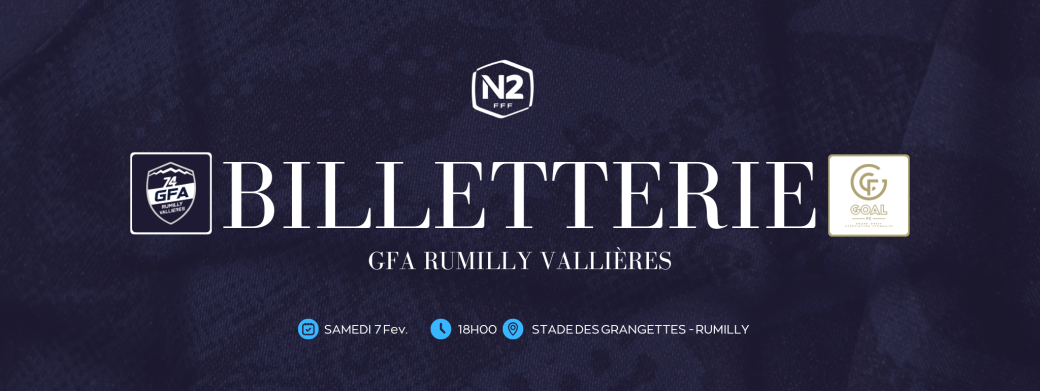17ème Journée N2 GFA Rumilly Vallières -  GOAL FC
