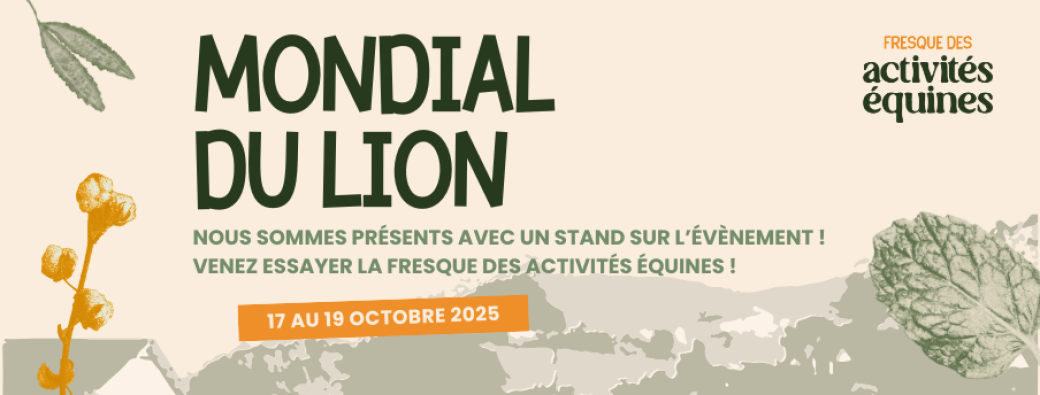 17/10 - Stand Atelier Fresque des activités équines - Mondial du Lion