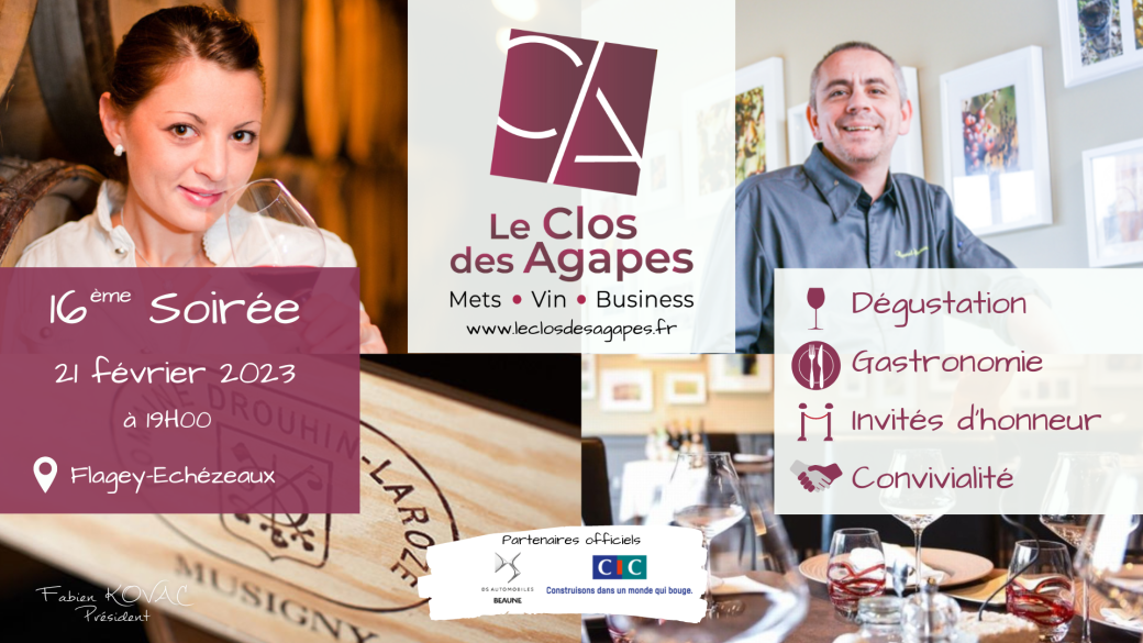 16ème Soirée du Clos des Agapes