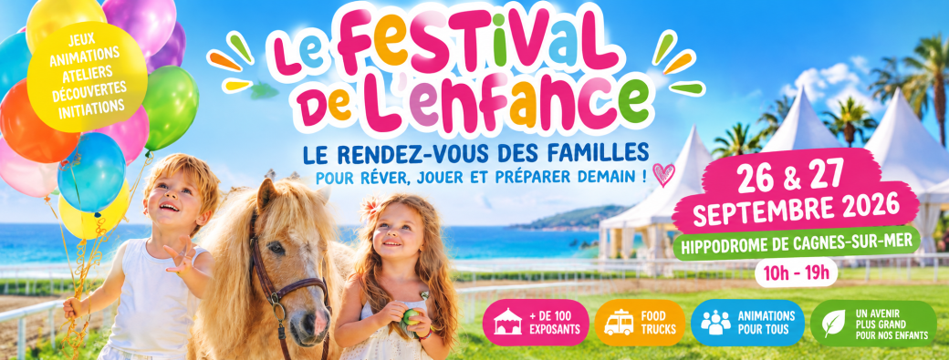 1er Festival de l’enfance à l’Hippodrome de Cagnes sur Mer