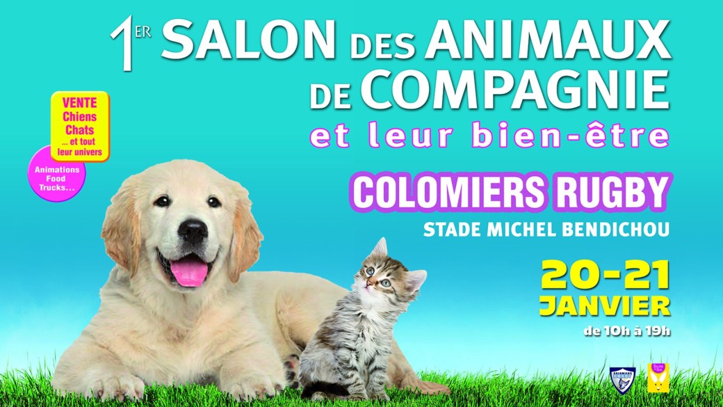 1er Salon des Animaux de Compagnie et leur bien-être au stade de Rugby à Colomiers 
