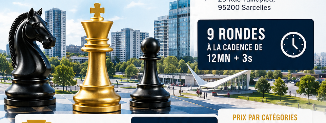 1er Tournoi international d'échecs de la ville de Sarcelles