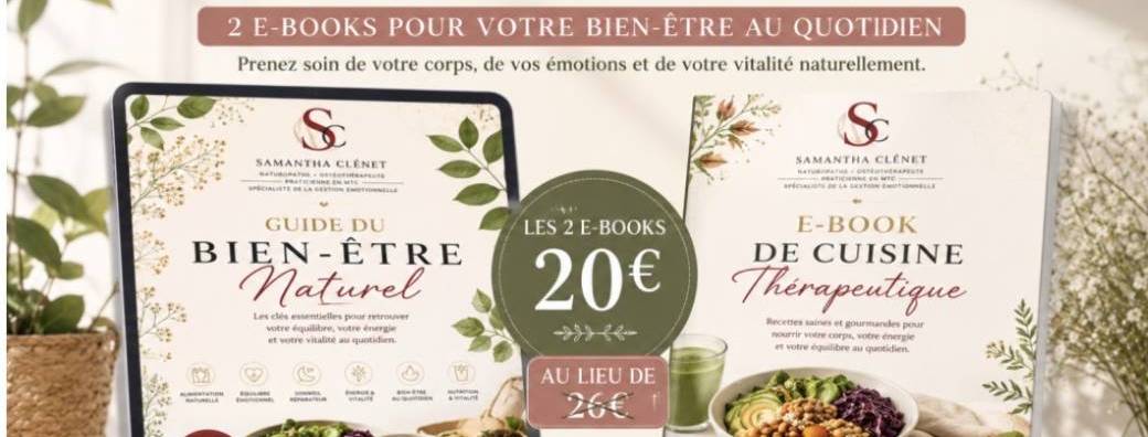 2 ebook (Guide bien-être naturel et Cuisine de l'équilibre)
