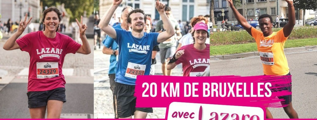 20 km de Bruxelles, viens courir avec Lazare 
