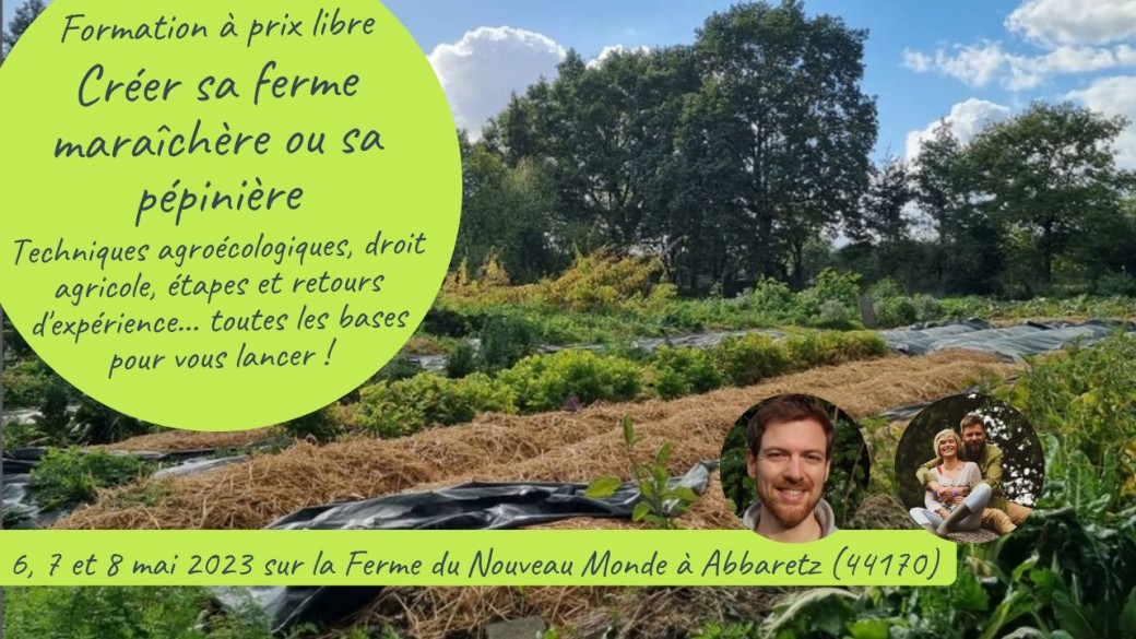 Formation "Créer sa ferme maraîchère ou sa pépinière"