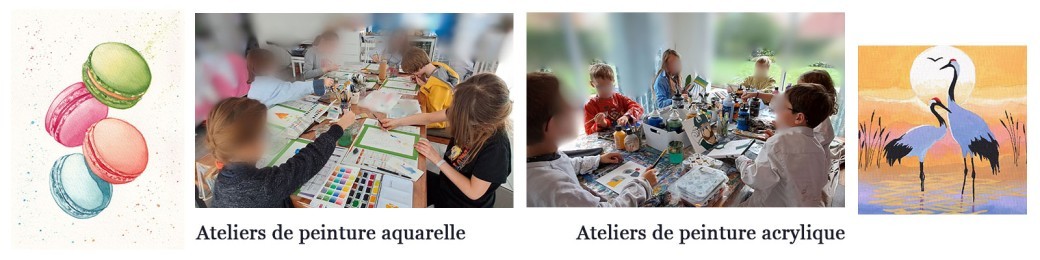 2025-2026 Atelier Peinture Hebdo Enfants/Ados 