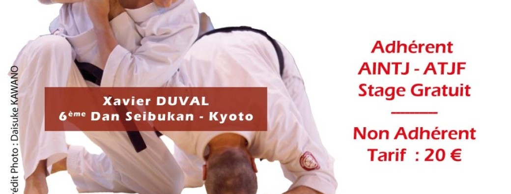 2026-12-06 Stage Nihon Tai Jutsu - à partir du 1er Kyu- Xavier DUVAL