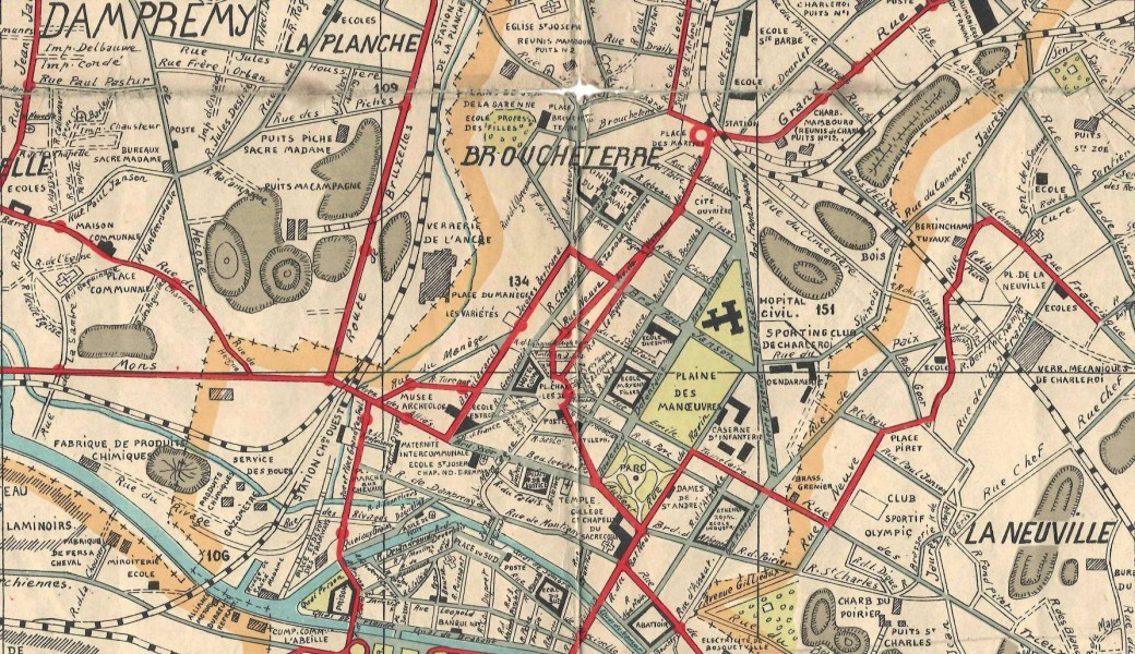 Charleroi en cartes et sur le terrain