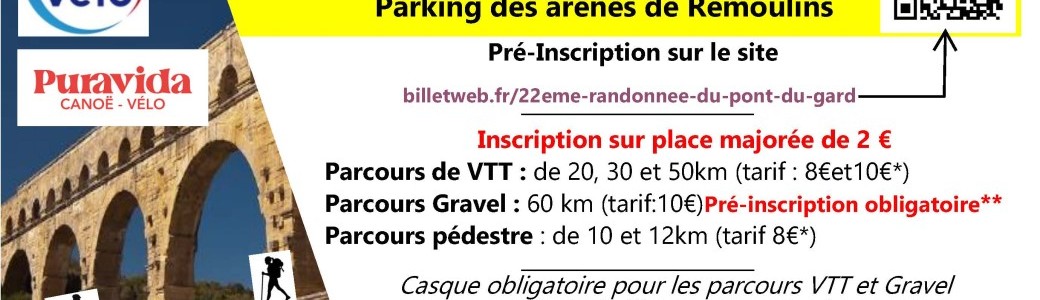 22ème Randonnée du Pont du Gard