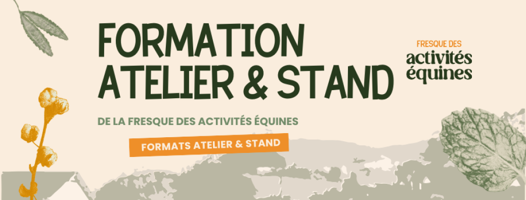 24/01 - Formation à l'animation bénévole la Fresque des activités équines - en ligne