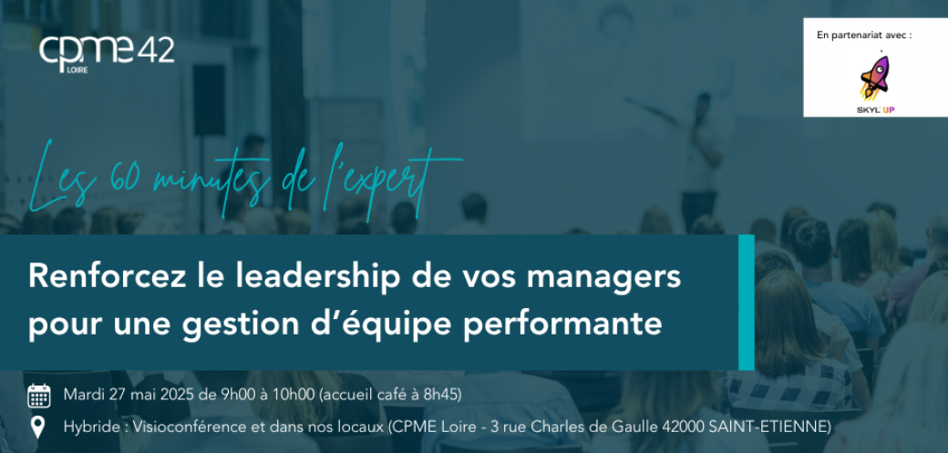 27/05 60 minutes de l'expert - Renforcez votre leadership