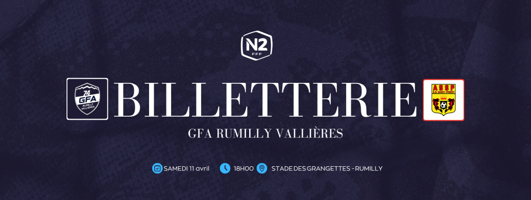 25ème Journée N2 GFA Rumilly Vallières - AS Saint-Priest
