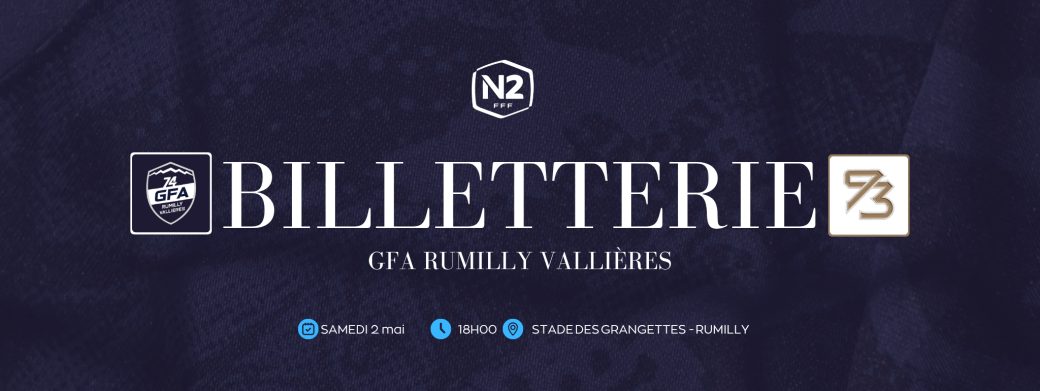 28ème Journée N2 GFA Rumilly Vallières - FC 93 Bobigny