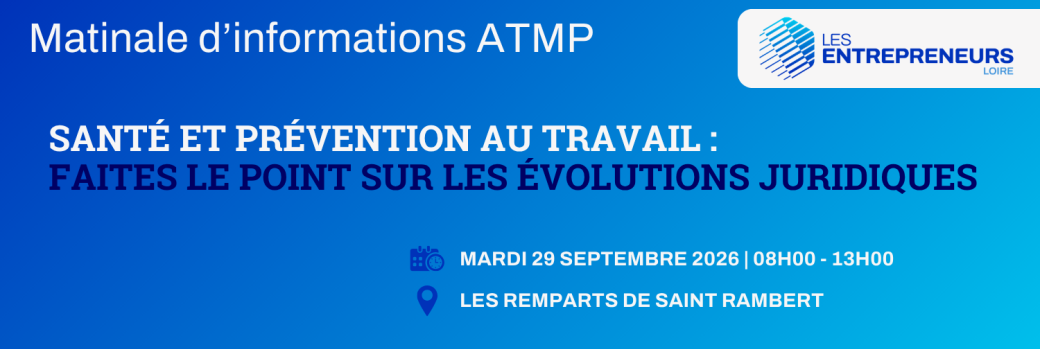 29/09 I Matinale d'informations ATMP