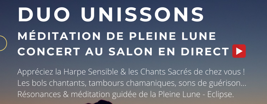 29/11/2020 - Internet | Concert Méditation de la Pleine Lune