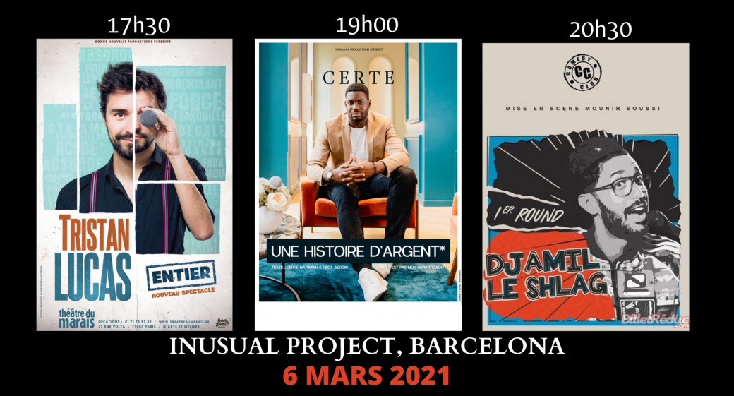 3 spectacles, 3 ambiances