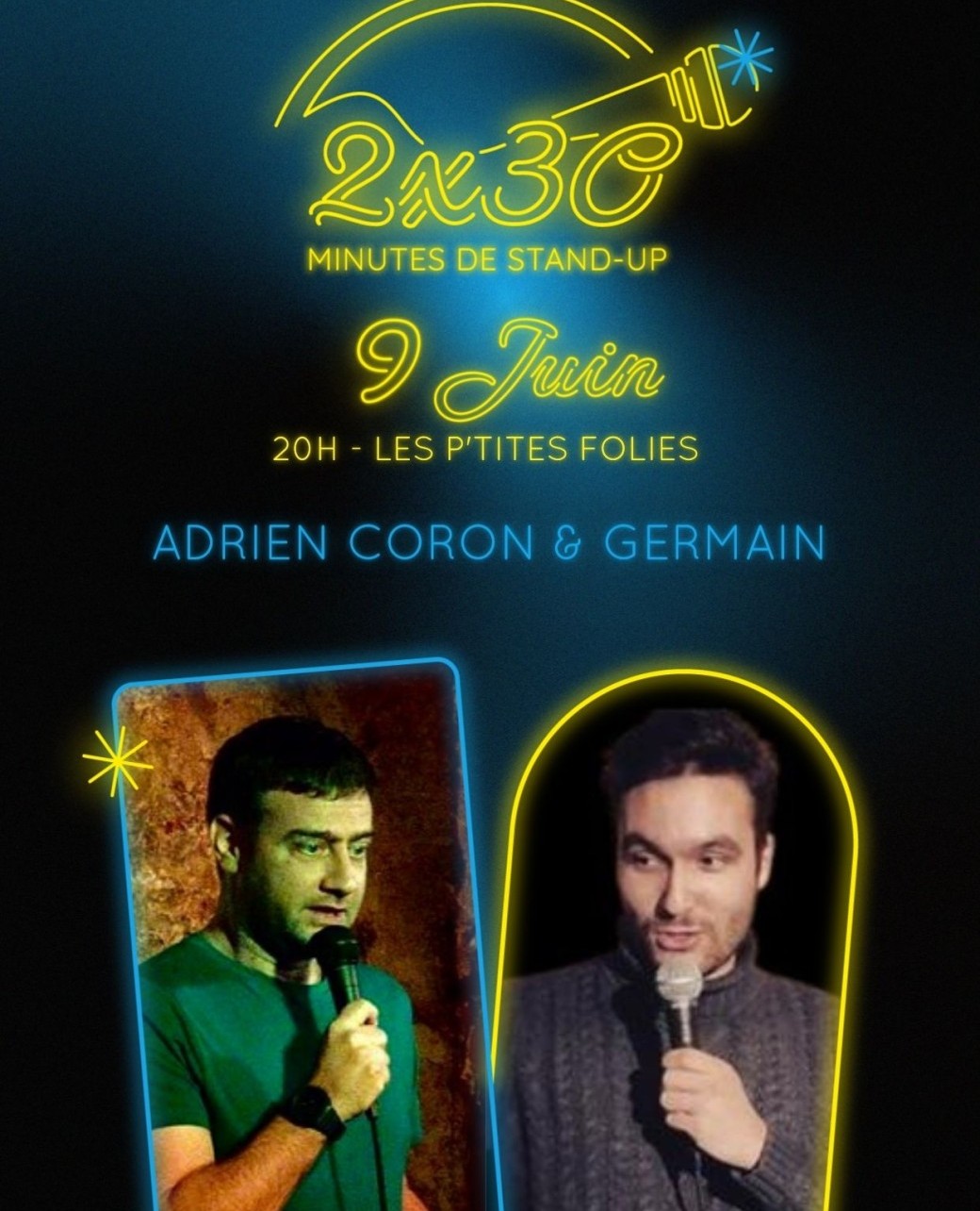 30 minutes chacun - Adrien Coron & Germain