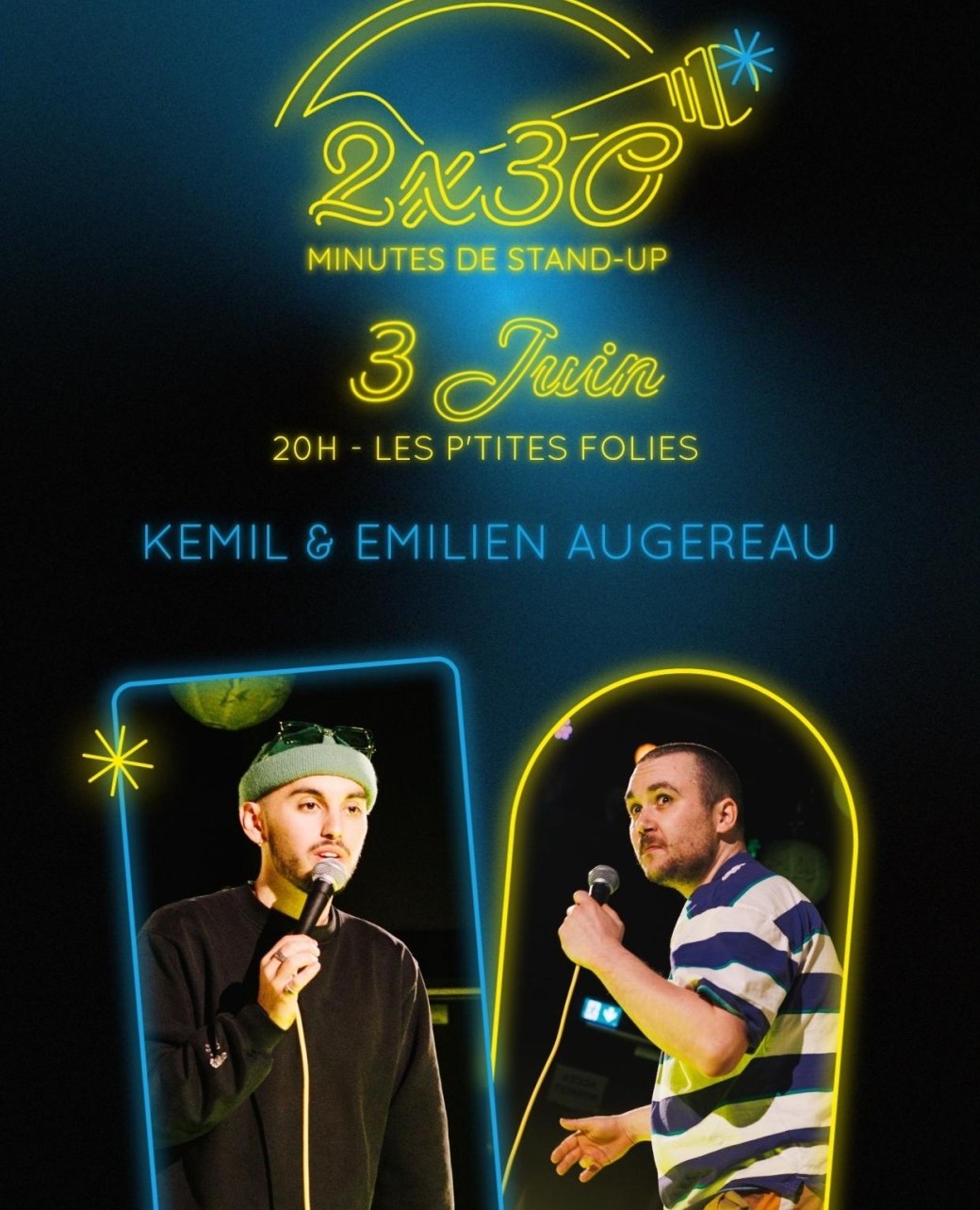 30 minutes chacun - Kémil & Emilien