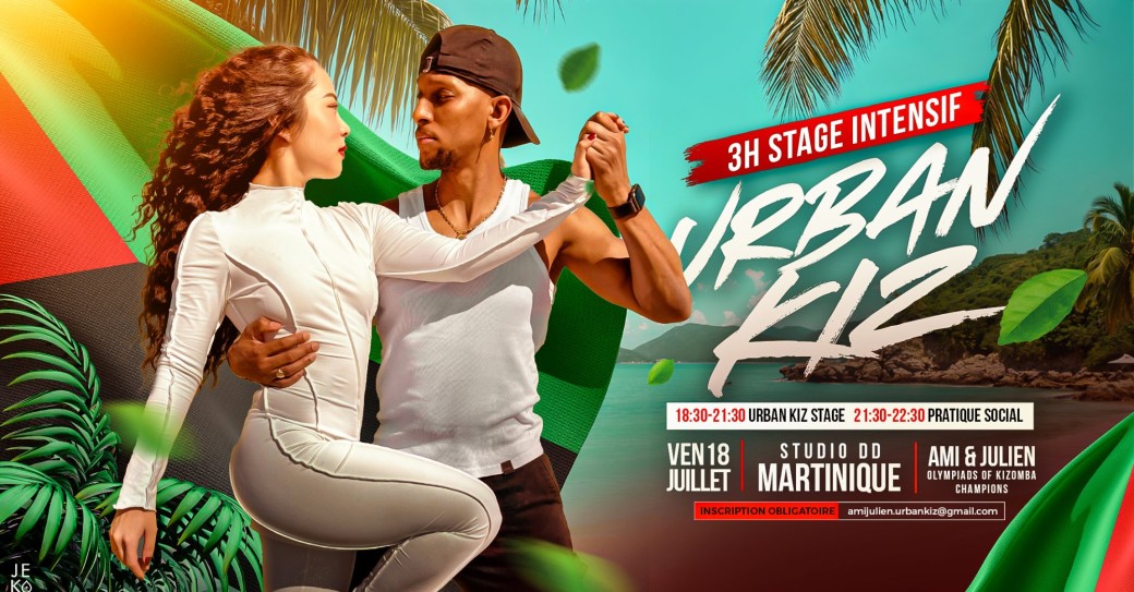 3H Urban Kiz Stage Intensif - Ami & Julien - Vendredi 18 juillet