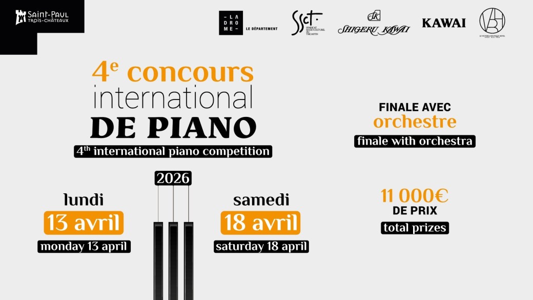 4e concours international de piano / 4th international piano competition