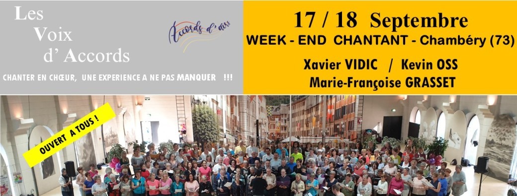 4ieme Week-end Chantant - LES VOIX D ACCORDS