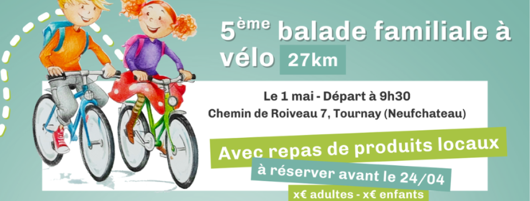 5ème balade familiale à vélo