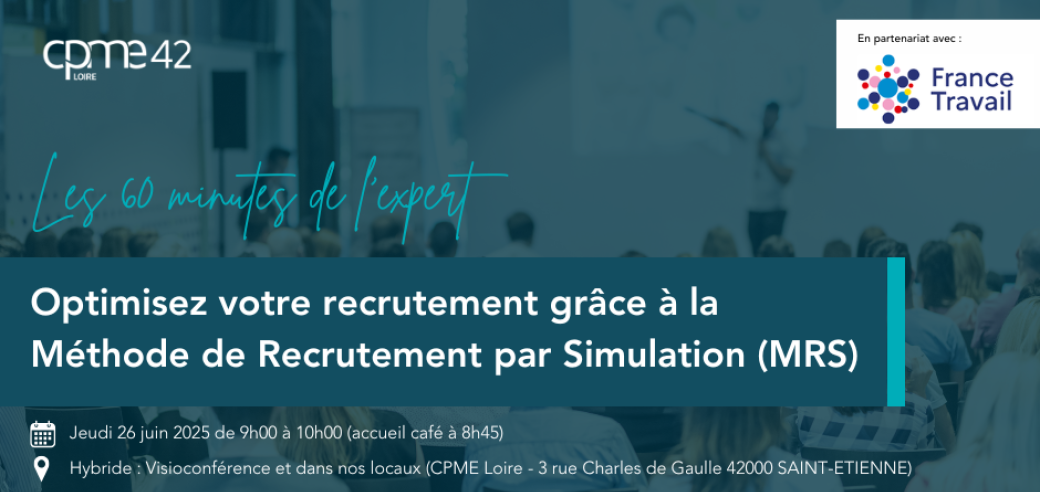 26/06 60 minutes de l'expert - Optimiser votre recrutement grâce aux MRS