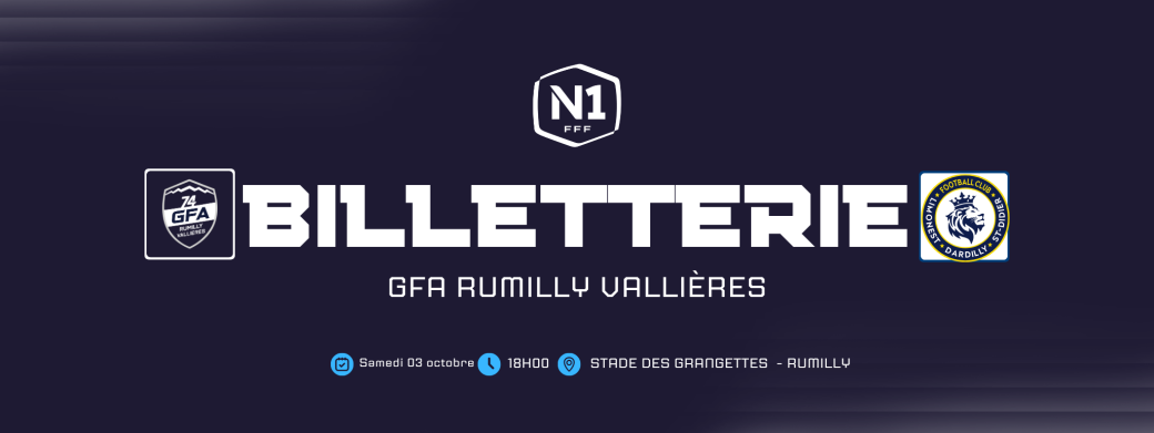 6ème Journée N1 GFA Rumilly Vallières - FC Limonest 