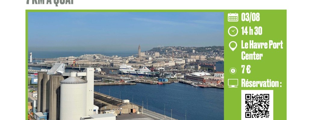 Balade portuaire : 7 Km à quai