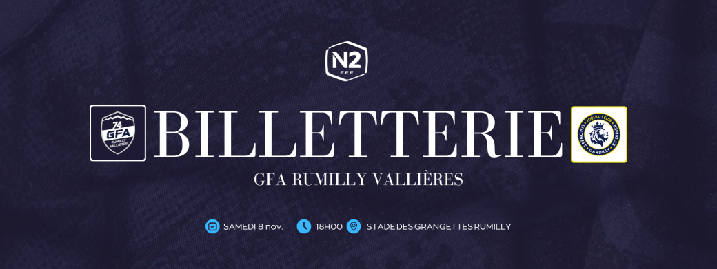 10ème Journée N2 GFA Rumilly Vallières -  FC Limonest Dardilly St-Didier